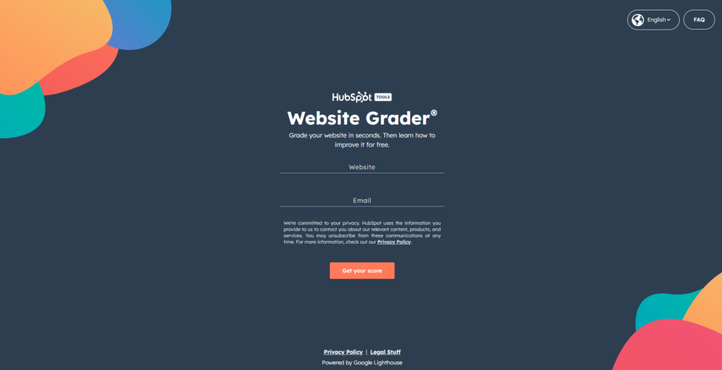 HubSpot Website Grader